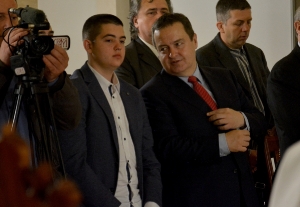 Minister Dacic at the Easter liturgy in the Temple of Saint Sava
