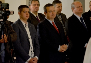 Minister Dacic at the Easter liturgy in the Temple of Saint Sava