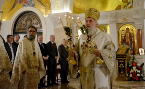 Minister Dacic at the Easter liturgy in the Temple of Saint Sava
