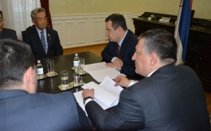 Minister Dacic meets with Masato Matsuura