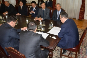 Minister Dacic meets with Masato Matsuura