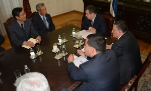 Minister Dacic meets with Masato Matsuura