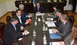 Minister Dacic with the delegation of the European Council on Foreign Relations