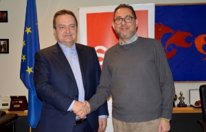 Minister Dacic meets with Gianni Pittella