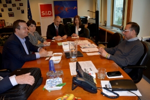 Minister Dacic meets with Gianni Pittella