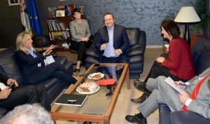 Minister Dacic meets with Angelina Eichhorst