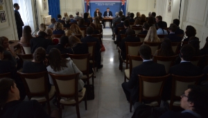 Lecture of Minister Dacic participants of the Vienna Diplomatic Academy