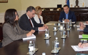 Minister Dacic meets with Moushira Khattab