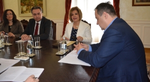 Minister Dacic meets with Moushira Khattab