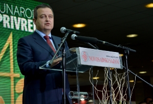 Minister Dacic at the opening of the Novi Sad Fair