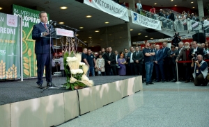 Minister Dacic at the opening of the Novi Sad Fair