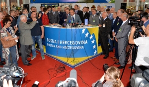 Minister Dacic at the opening of the Novi Sad Fair