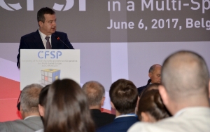 Minister Dacic at the conference ISAC Fund