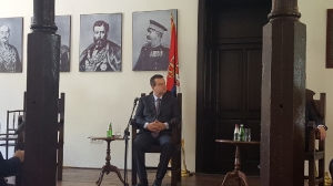 Minister Dacic at the ceremony