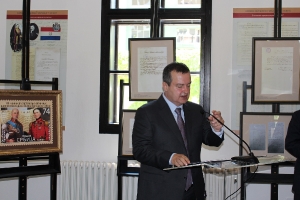 Minister Dacic at the ceremony