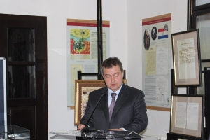 Minister Dacic at the ceremony