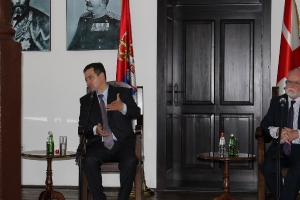 Minister Dacic at the ceremony