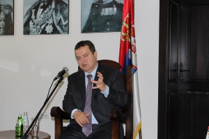 Minister Dacic at the ceremony