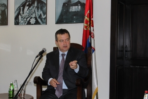 Minister Dacic at the ceremony