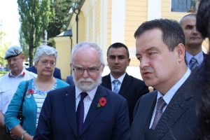 Minister Dacic at the ceremony