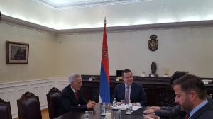 Minister Dacic meets with the Ambassador of Tunisia