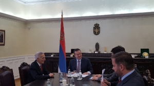 Minister Dacic meets with the Ambassador of Tunisia