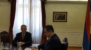 Minister Dacic meets with the Ambassador of Tunisia