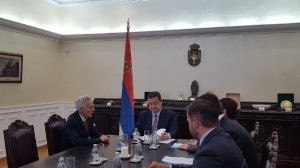 Minister Dacic meets with the Ambassador of Tunisia