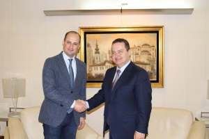 Minister Dacic welcomed MFA of Georgia