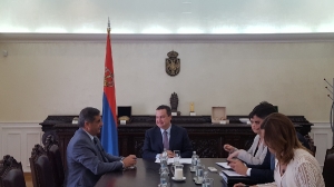 Meeting of Minister Dacic with the Ambassador of Jordan