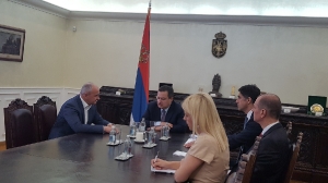 Meeting of Minister Dacic with Petar Djokic