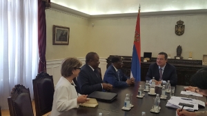 Meeting of Minister Dacic with Alexis Mwamba