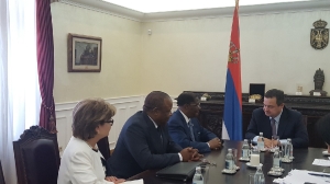 Meeting of Minister Dacic with Alexis Mwamba