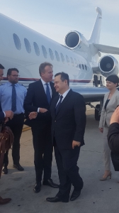 Minister Dacic welcomed the foreign ministers of Norway and Macedonia