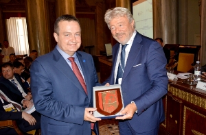 Minister Dacic at the ceremonial opening of the Standing Secretariat of the investment forum WB
