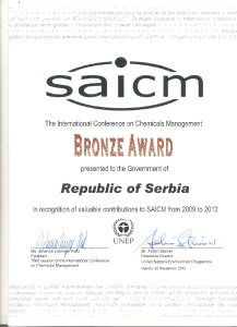 SAICM Bronze Medal