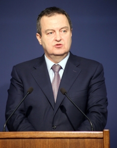 Press Conference of Ministers Dacic and Reynders