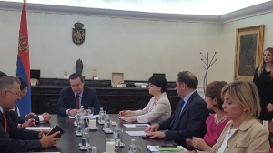 Minister Dacic meets with Taleb Rifai 