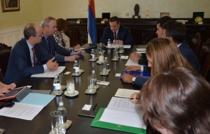 Meeting of Minister Dacic with Linda Van Gelder