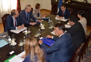 Meeting of Minister Dacic with Linda Van Gelder