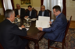 Meeting of Minister Dacic with Ambassador of Iran