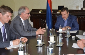 Meeting of Minister Dacic with Ambassador of Canada