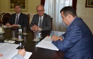 Meeting of Minister Dacic with Ambassador of Canada