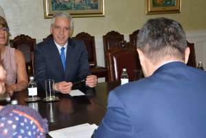 Meeting of Minister Dacic with Álvaro García Linera