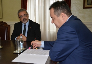 Meeting of minister Dacic with Fernando Griffith