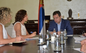 Minister Dacic meets with Alona Fisher Kamm