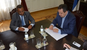 Meeting of Minister Dacic with the Ambassador of Libya