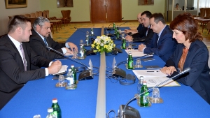 Meeting of Minister Dacic with Andrei Galbur