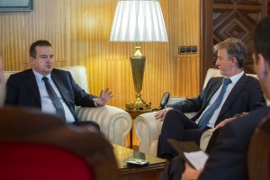 Minister Dacic meets with Mayor of Saragossa