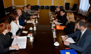 Meeting of State Secretary Nemanja Stevanovic with Viktor Dimovski